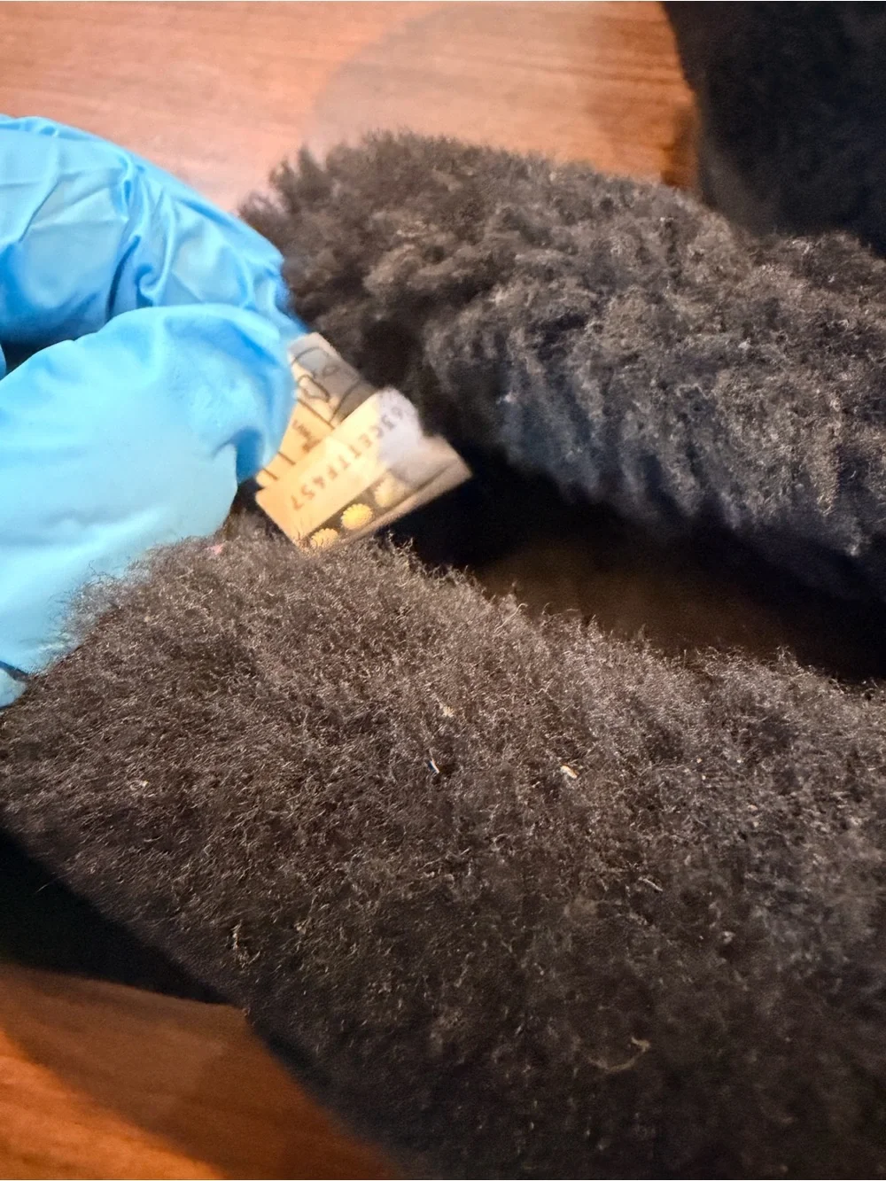UGG Women’s Black Shearling Cuff Ankle Booties size 9